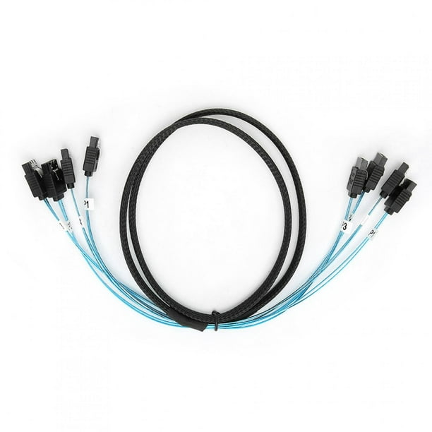 Cable Internal Mini Breakout Cable H0101 4 SATA to Hardware Server State Drive SSD 1Meter 